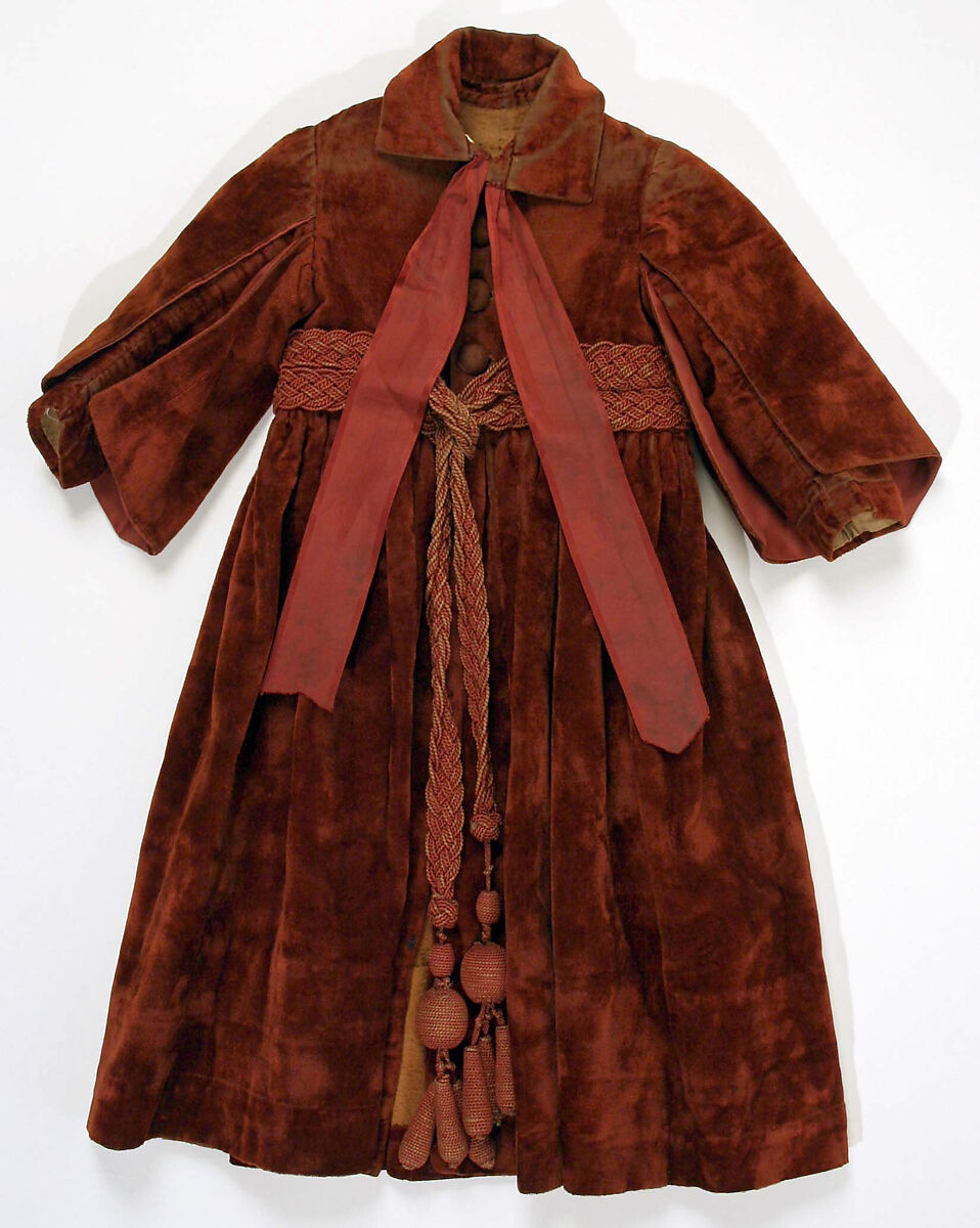 Ensemble, silk, cotton, American 