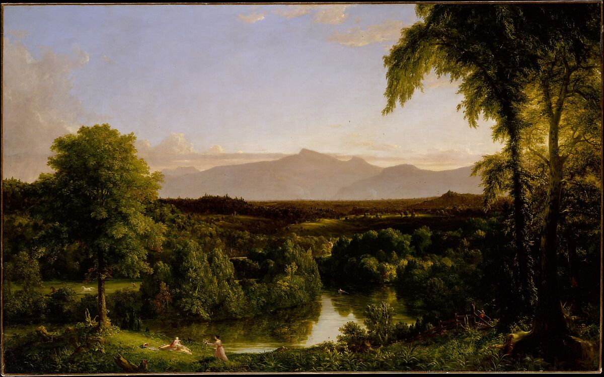 View on the Catskill—Early Autumn, Thomas Cole (American, Lancashire 1801–1848 Catskill, New York), Oil on canvas, American 