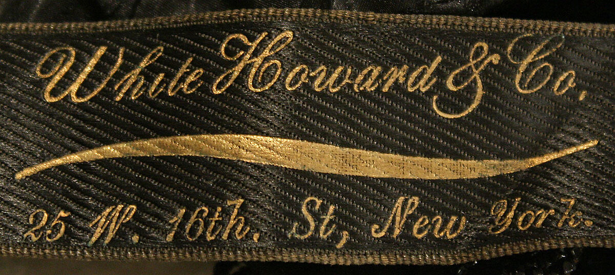 Dress, White Howard &amp; Co., silk, American