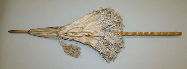 Parasol, silk, American or European
