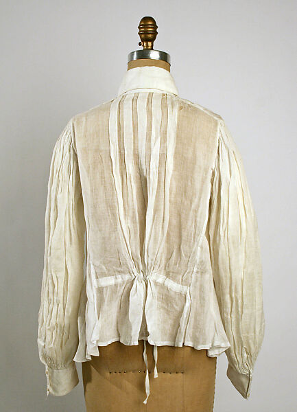 Shirtwaist, linen, American
