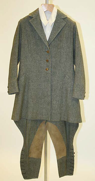 Riding habit, (c–f) Saks Fifth Avenue (American, founded 1924), wool, cotton, silk, American 