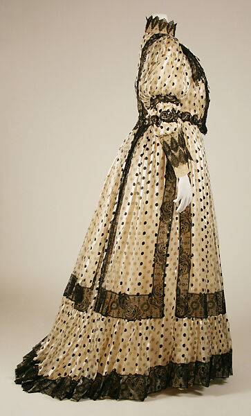 Dress, Rouff (French, 1844–1914), silk, French