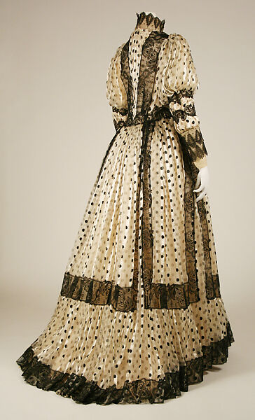 Dress, Rouff (French, 1844–1914), silk, French