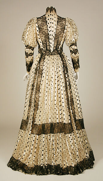 Dress, Rouff (French, 1844–1914), silk, French