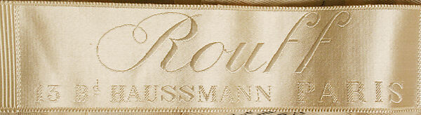 Dress, Rouff (French, 1844–1914), silk, French