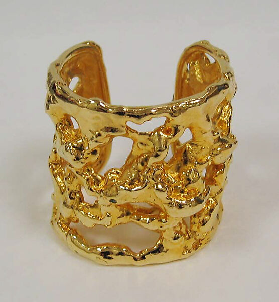 Bracelet, Yves Saint Laurent (French, founded 1961), metal, French 