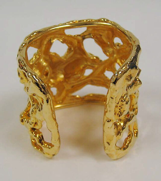 Bracelet, Yves Saint Laurent (French, founded 1961), metal, French