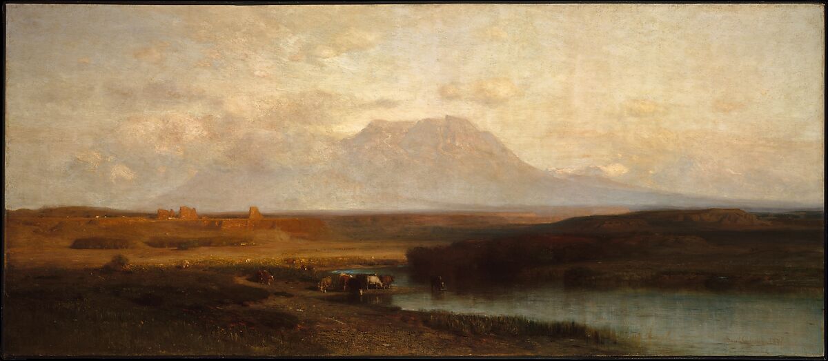 Spanish Peaks, Southern Colorado, Late Afternoon, Samuel Colman (American, Portland, Maine 1832–1920 New York), Oil on canvas, American