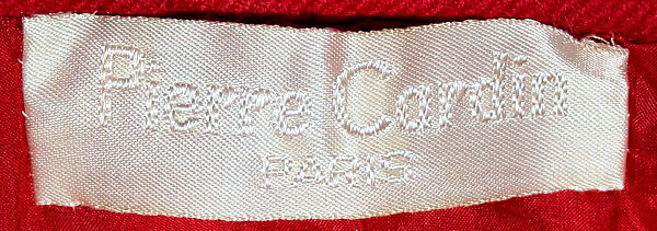 Jacket, Pierre Cardin (French (born Italy), San Biagio di Callalta 1922–2020 Neuilly), wool, metal, French