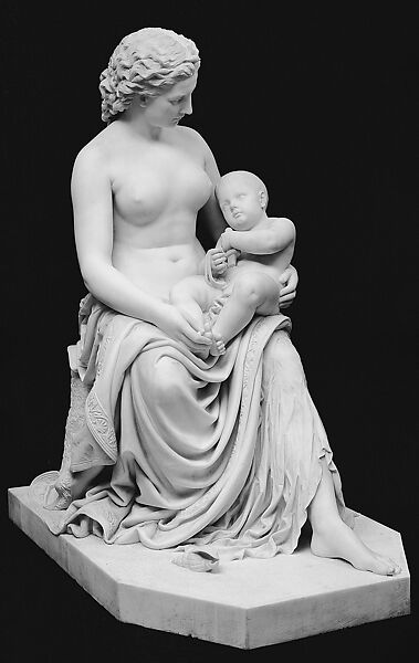 Thetis and Achilles, Pierce Francis Connelly  American, Marble, American