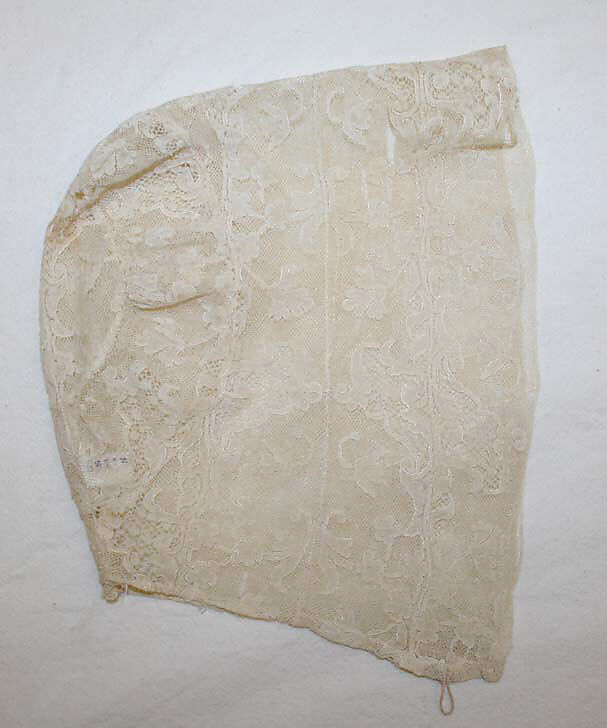 Cap, cotton, probably American