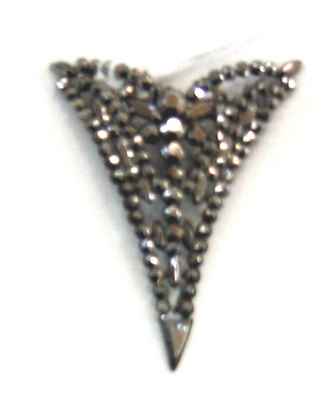 Ornament, marcasite, American or European 