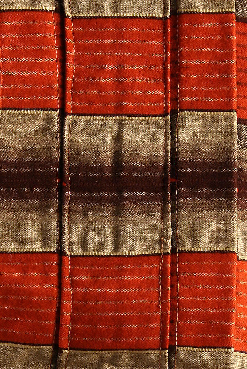 Skating ensemble, wool, fur, steel, American