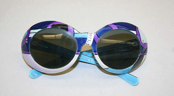 Sunglasses, Emilio Pucci (Italian, Florence 1914–1992), plastic (cellulose acetate), Italian 