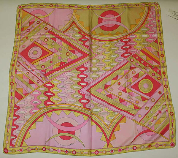 Emilio Pucci | Scarf | Italian | The Metropolitan Museum of Art