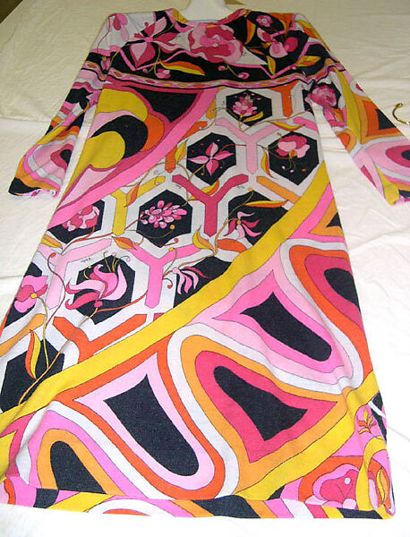 Dress, Emilio Pucci (Italian, Florence 1914–1992), wool, Italian