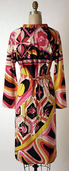 Dress, Emilio Pucci (Italian, Florence 1914–1992), wool, Italian