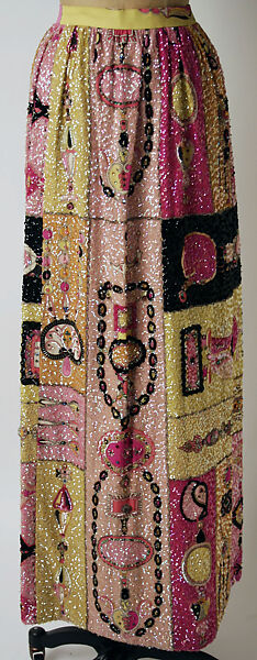 Evening dress, Emilio Pucci (Italian, Florence 1914–1992), silk, Italian