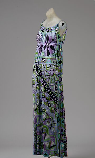 Evening dress, Emilio Pucci (Italian, Florence 1914–1992), silk, Italian 