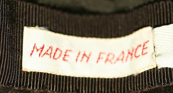 Hat, Nina Ricci (French, founded 1932), leather, metal, French