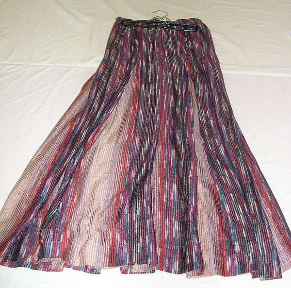 Evening ensemble, Missoni (Italian, founded 1953), rayon, Italian