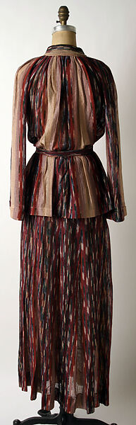 Evening ensemble, Missoni (Italian, founded 1953), rayon, Italian