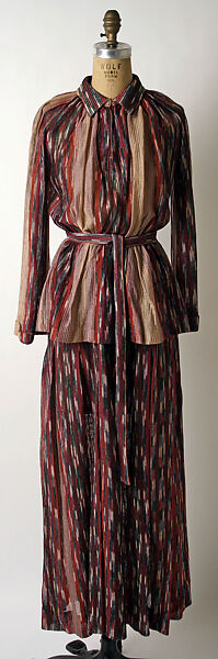 Evening ensemble, Missoni (Italian, founded 1953), rayon, Italian 