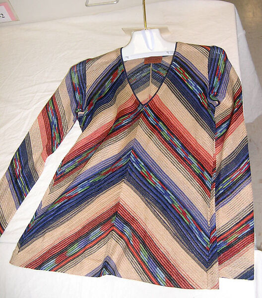 Ensemble, Missoni (Italian, founded 1953), rayon, wool, Italian