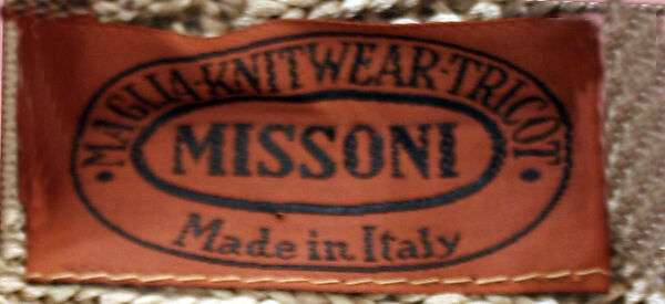 Bolero, Missoni (Italian, founded 1953), silk, wool, Italian