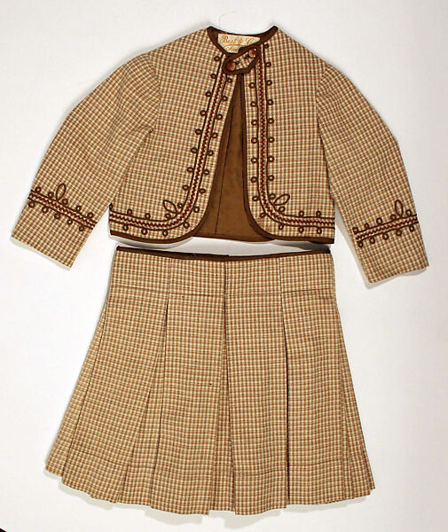 Dress, Best &amp; Co. (American, 1879–1969), wool, American 