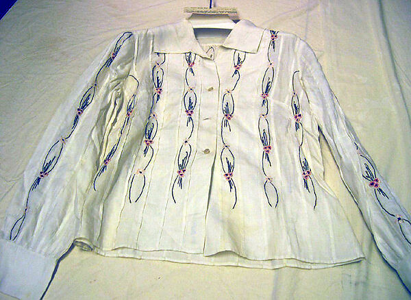 Blouse, Sybil Connolly (Irish (born Wales), Swansea 1921–1998 Dublin), linen, Irish