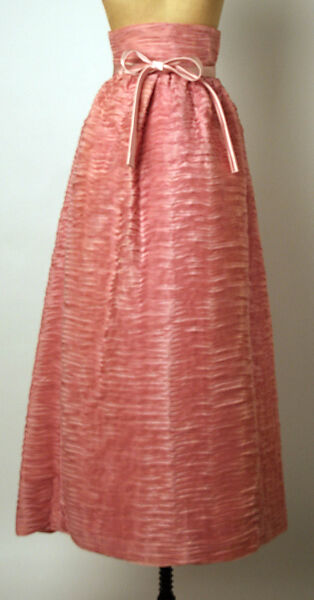 Evening ensemble, Sybil Connolly (Irish (born Wales), Swansea 1921–1998 Dublin), linen, Irish