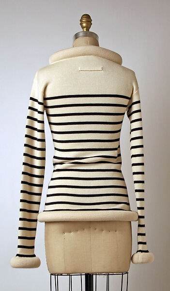 Sweater, Attributed to Jean Paul Gaultier (French, born 1952), wool/cotton, French