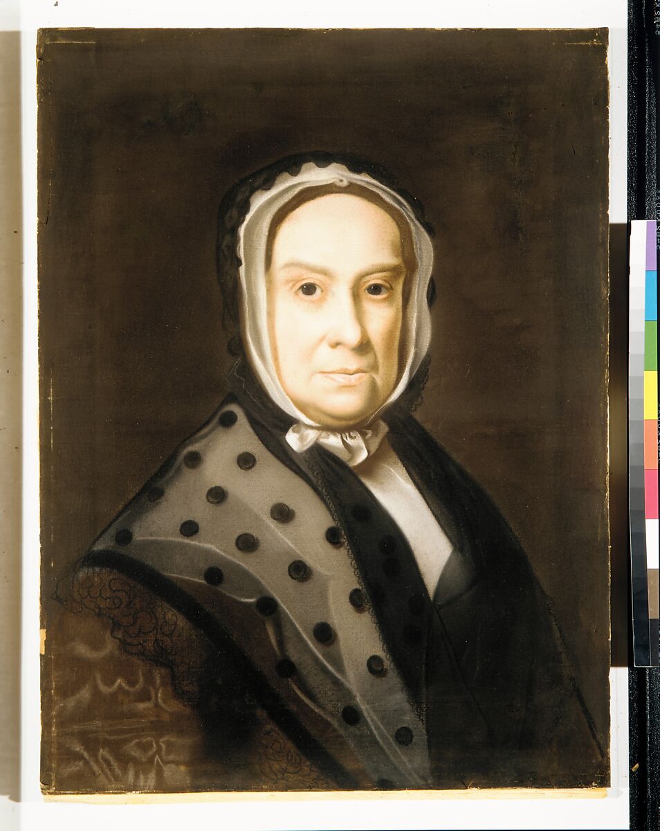 Mrs. Ebenezer Storer (Mary Edwards), John Singleton Copley (American, Boston, Massachusetts 1738–1815 London), Pastel on laid paper, mounted on canvas, American