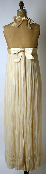 Evening dress, Sarmi, silk, American