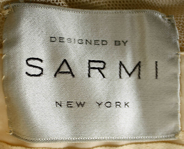 Evening dress, Sarmi, silk, American