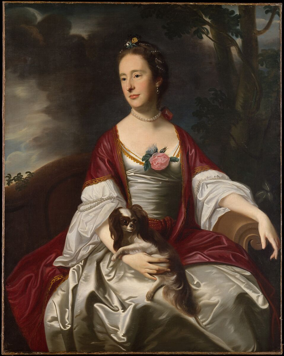 Mrs. Jerathmael Bowers, John Singleton Copley (American, Boston, Massachusetts 1738–1815 London), Oil on canvas, American 