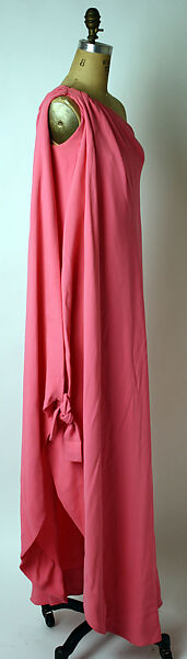 Evening ensemble, Sarmi, silk, nylon, American