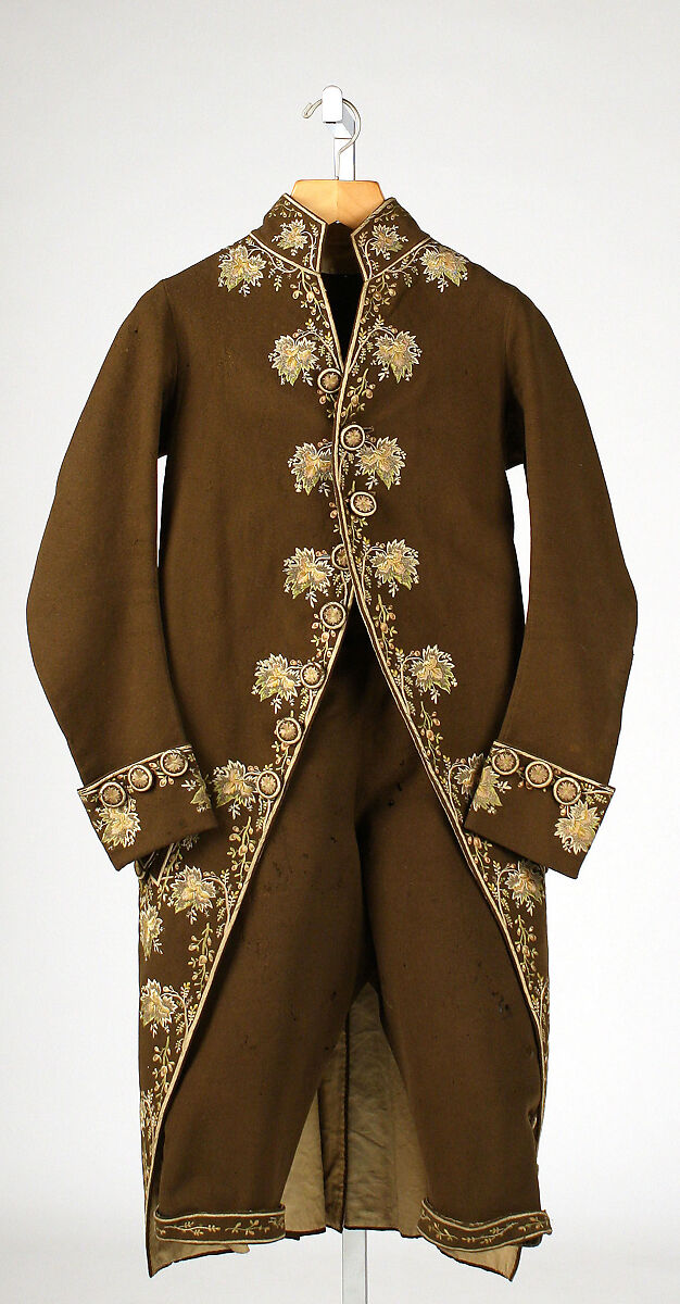 Suit, wool, French 