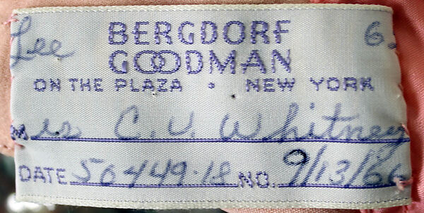 Evening dress, Sarmi, Silk, metallic, American