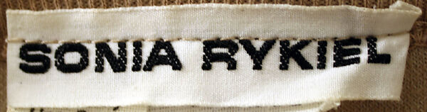 Ensemble, Sonia Rykiel (French, 1968–2019; 2021–present), cotton, acrylic, French