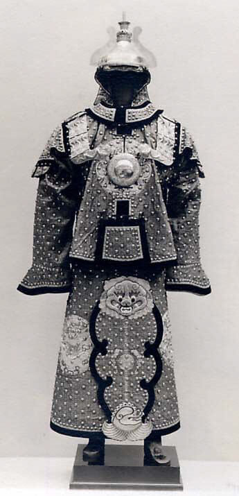 Armor with Archery Equipment and Box, Textile (silk), copper alloy, steel, gold, silver, wood, leather, lacquer, paper, pigment, Chinese