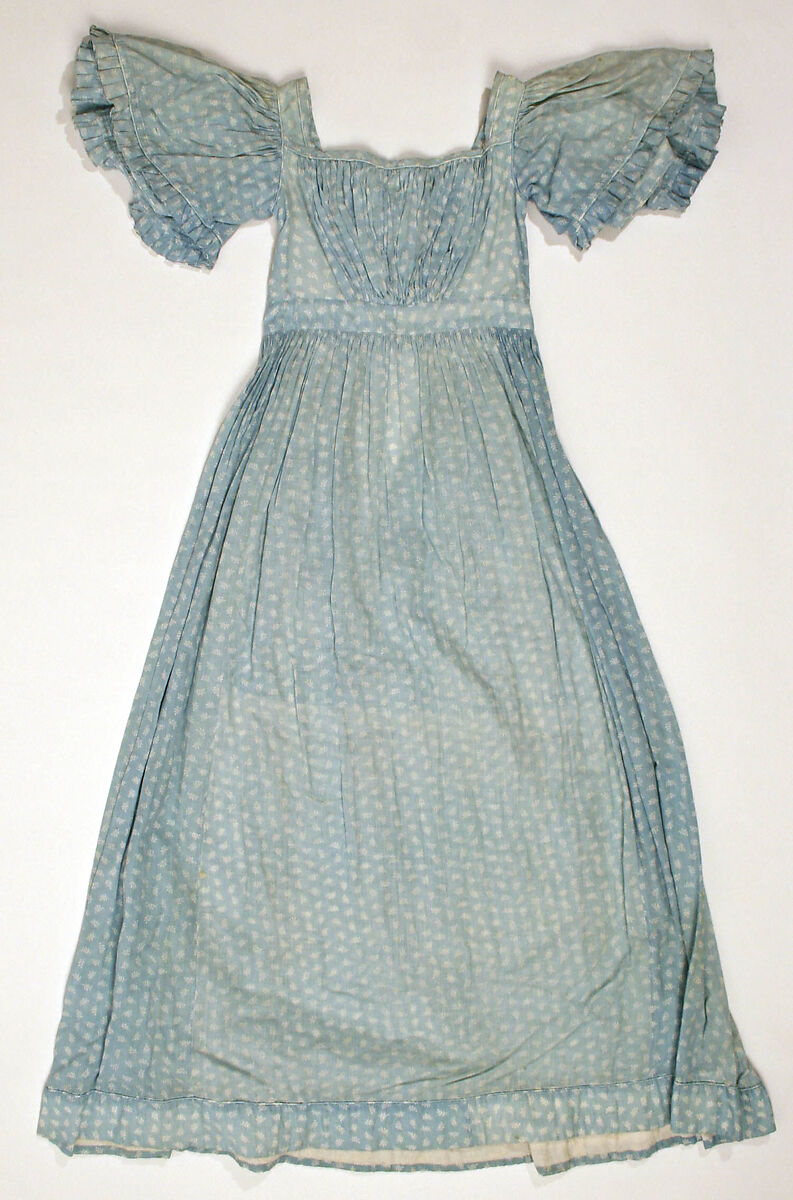 Dress, cotton, British 
