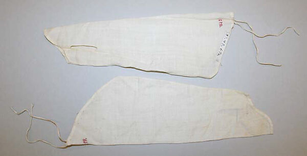 Mitts, linen, American or European 