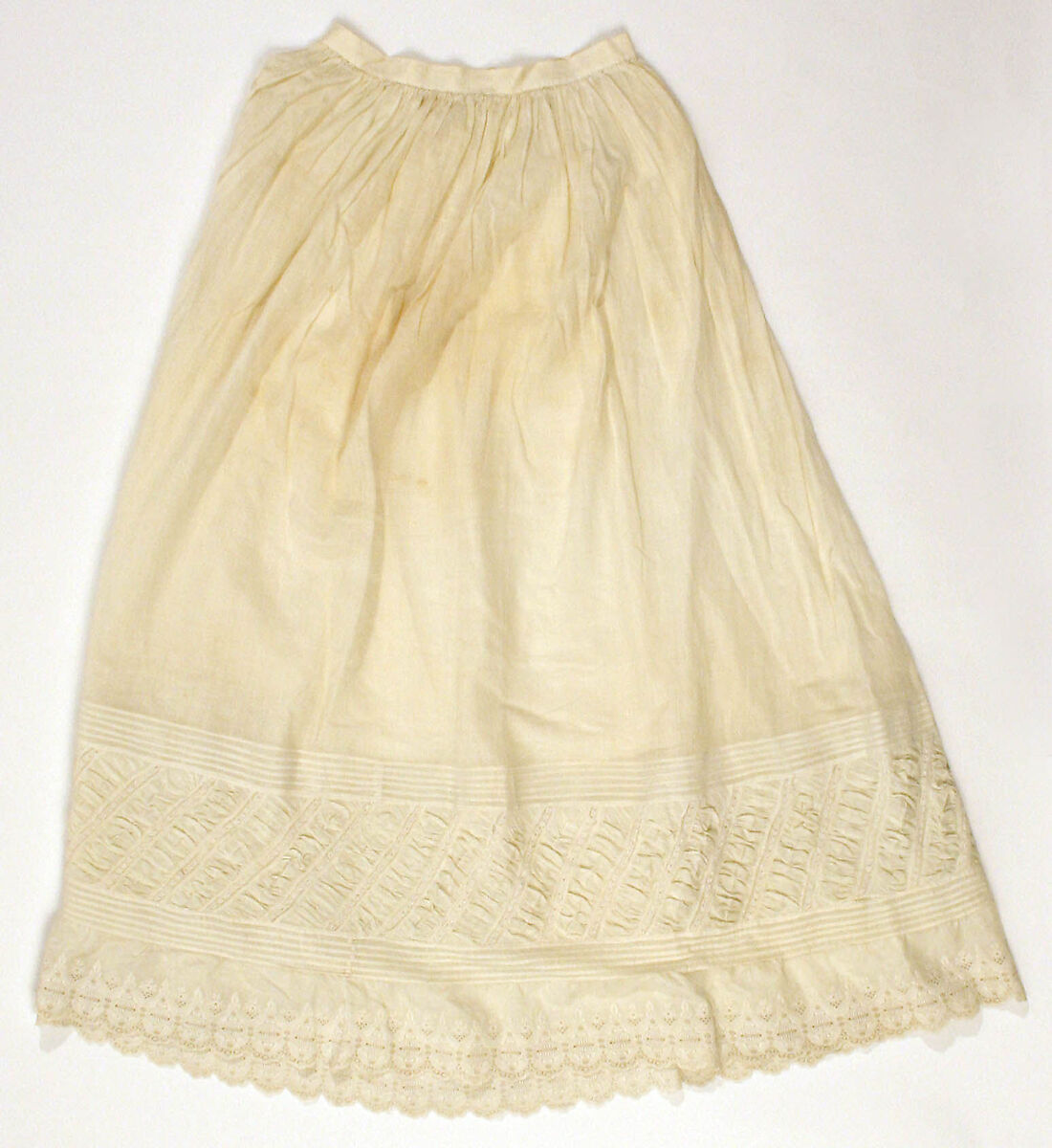 Dress, cotton, American