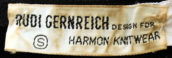 Ensemble, Rudi Gernreich (American (born Austria), Vienna 1922–1985 Los Angeles, California), wool, metal, wood, cotton, American