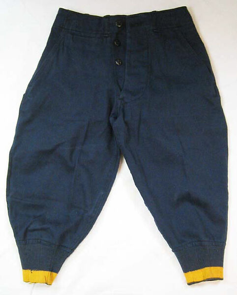 Uniform, a,c,d-f) cotton; b) cotton, wool; g) wool, synthetic, American