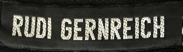 Dress, Rudi Gernreich (American (born Austria), Vienna 1922–1985 Los Angeles, California), wool, American