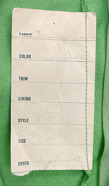 Jumpsuit, Rudi Gernreich (American (born Austria), Vienna 1922–1985 Los Angeles, California), rayon, American